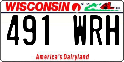 WI license plate 491WRH