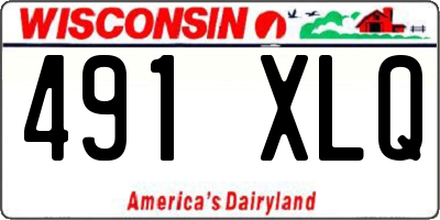 WI license plate 491XLQ