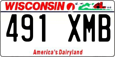 WI license plate 491XMB