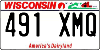 WI license plate 491XMQ