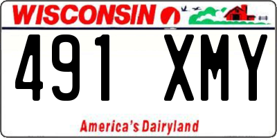 WI license plate 491XMY