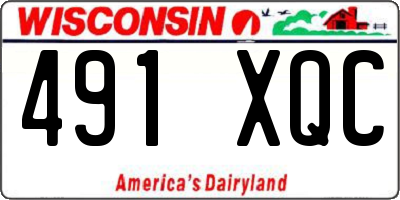 WI license plate 491XQC