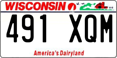 WI license plate 491XQM