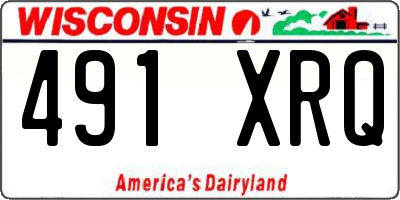 WI license plate 491XRQ
