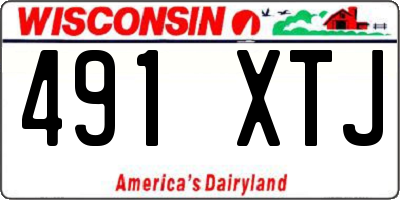 WI license plate 491XTJ