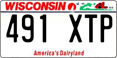 WI license plate 491XTP