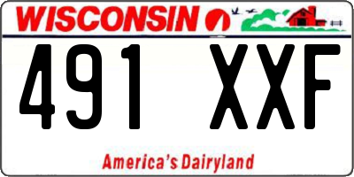 WI license plate 491XXF
