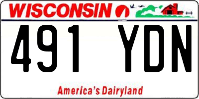 WI license plate 491YDN