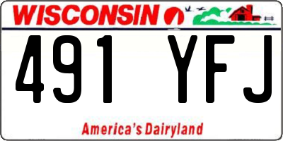 WI license plate 491YFJ