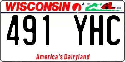 WI license plate 491YHC