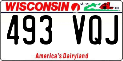 WI license plate 493VQJ