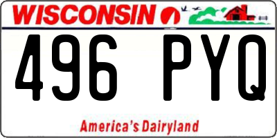 WI license plate 496PYQ