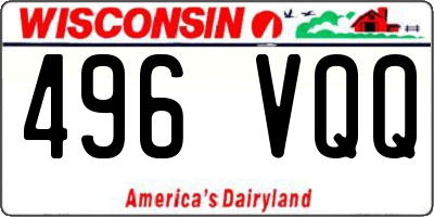 WI license plate 496VQQ