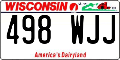 WI license plate 498WJJ