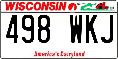 WI license plate 498WKJ