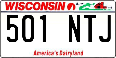 WI license plate 501NTJ