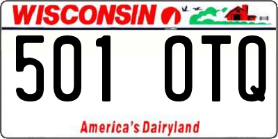 WI license plate 501OTQ