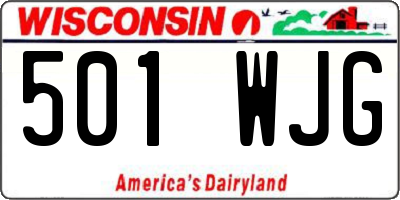 WI license plate 501WJG