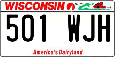 WI license plate 501WJH