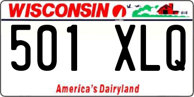 WI license plate 501XLQ