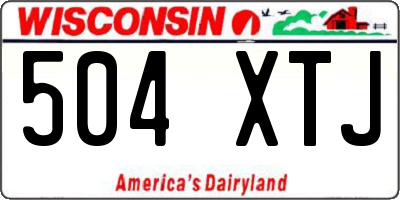 WI license plate 504XTJ