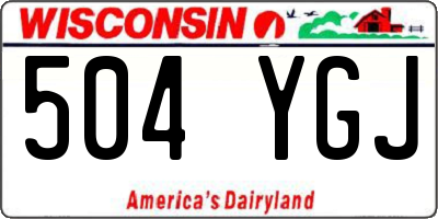 WI license plate 504YGJ