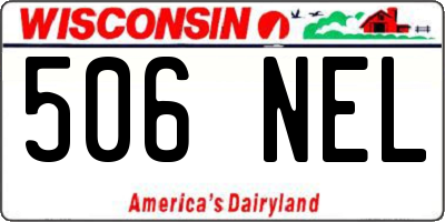WI license plate 506NEL