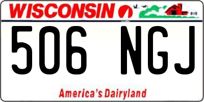 WI license plate 506NGJ