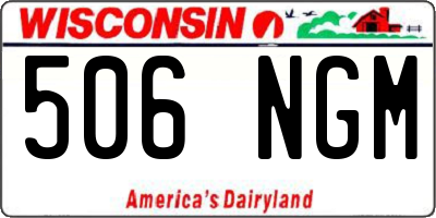 WI license plate 506NGM