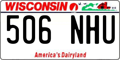 WI license plate 506NHU