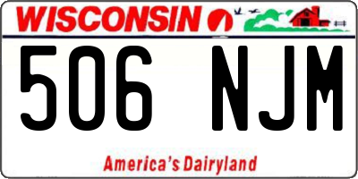 WI license plate 506NJM