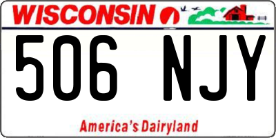 WI license plate 506NJY