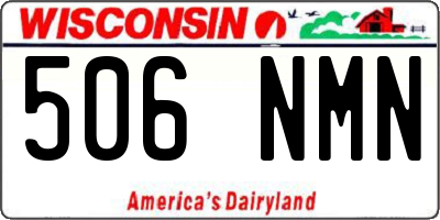 WI license plate 506NMN