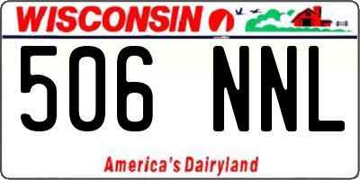 WI license plate 506NNL