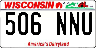 WI license plate 506NNU