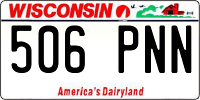WI license plate 506PNN