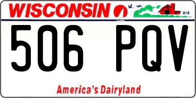 WI license plate 506PQV