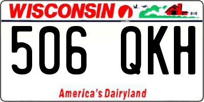 WI license plate 506QKH