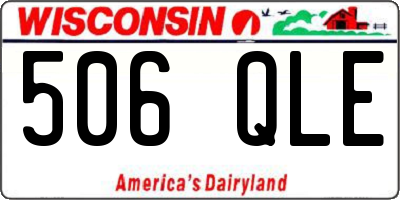 WI license plate 506QLE