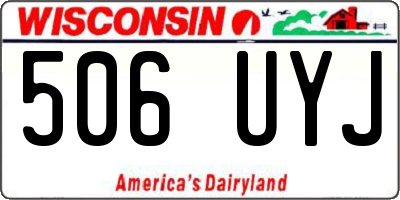 WI license plate 506UYJ