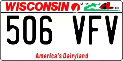 WI license plate 506VFV