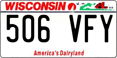 WI license plate 506VFY