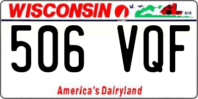 WI license plate 506VQF