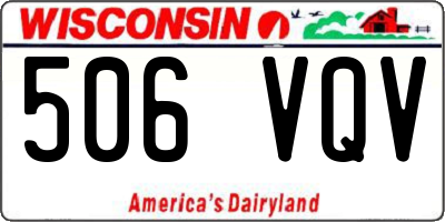 WI license plate 506VQV