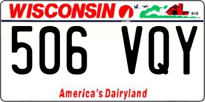 WI license plate 506VQY