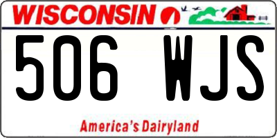 WI license plate 506WJS