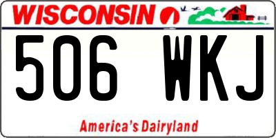 WI license plate 506WKJ