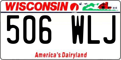 WI license plate 506WLJ