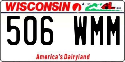 WI license plate 506WMM