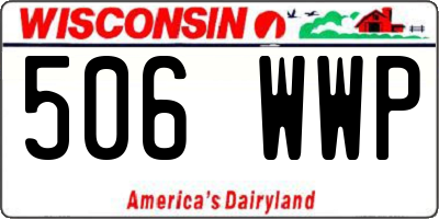 WI license plate 506WWP